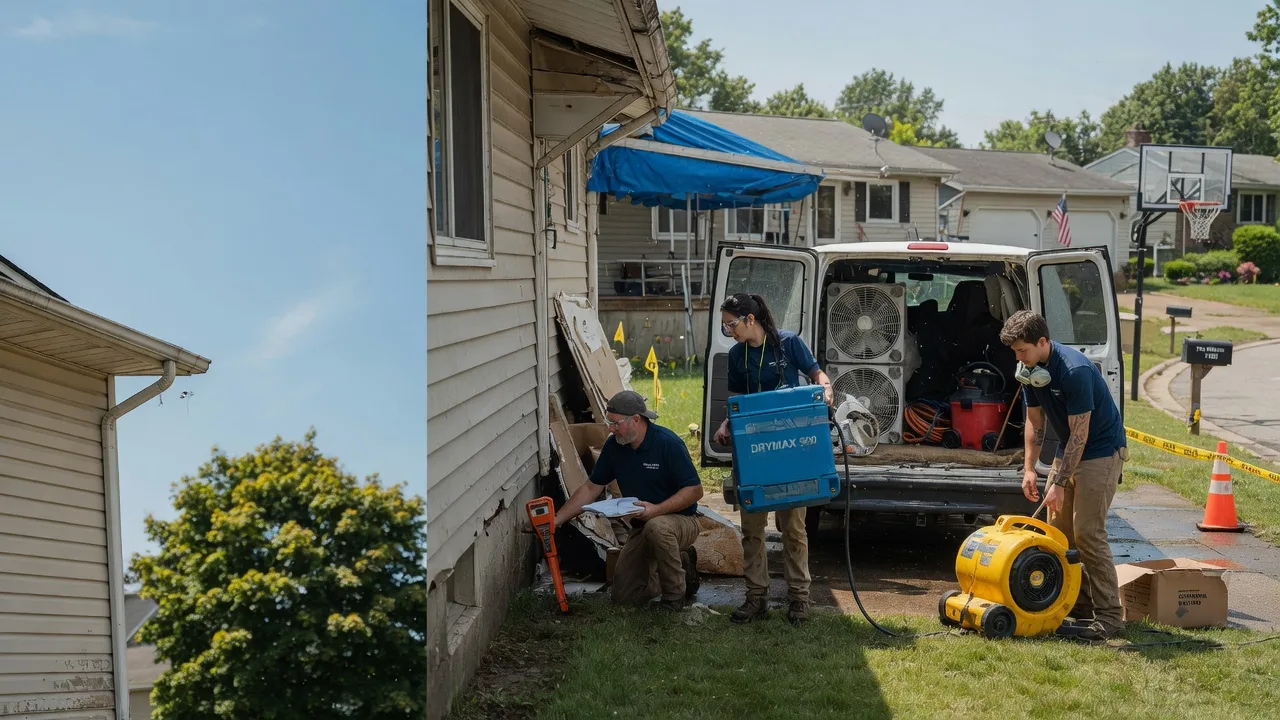 Ceiling Leak Cleanup in Story City, IA near me