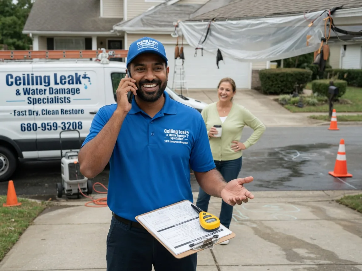 Ceiling Leak Cleanup Story City, IA FAQs